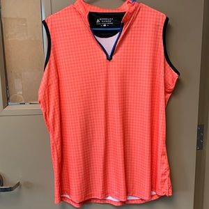 Women’s sleeveless golf polo